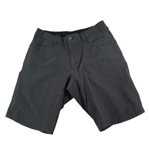 Swrve Regular Fit Durable Cotton 4-Way Stretch Shorts Mens 31 Grey Cycling Tech